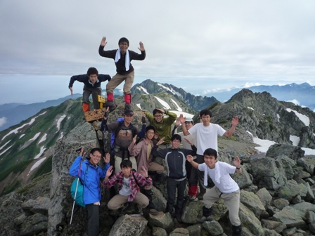 雄山・剱岳へ遠征登山。夏でも寒かった～